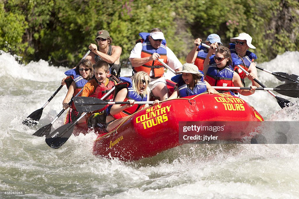 Fun Rids Fast Great Fun Riding The Rapids High-Res Stock Photo - Getty Images