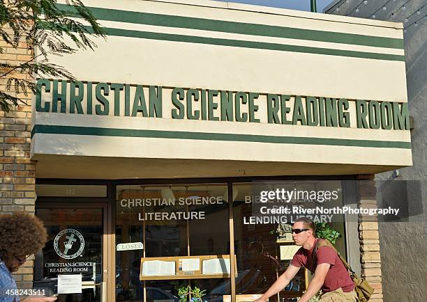 christian science reading room, denver - christian science reading room stock pictures, royalty-free photos & images