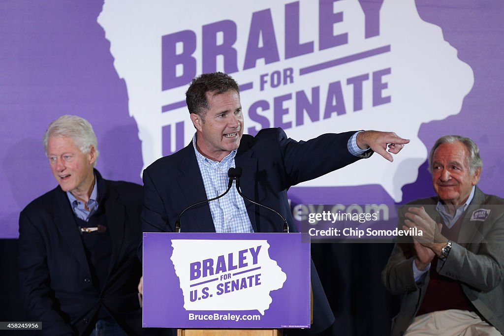 Bill Clinton Campaigns With IA Senate Candidate Bruce Braley