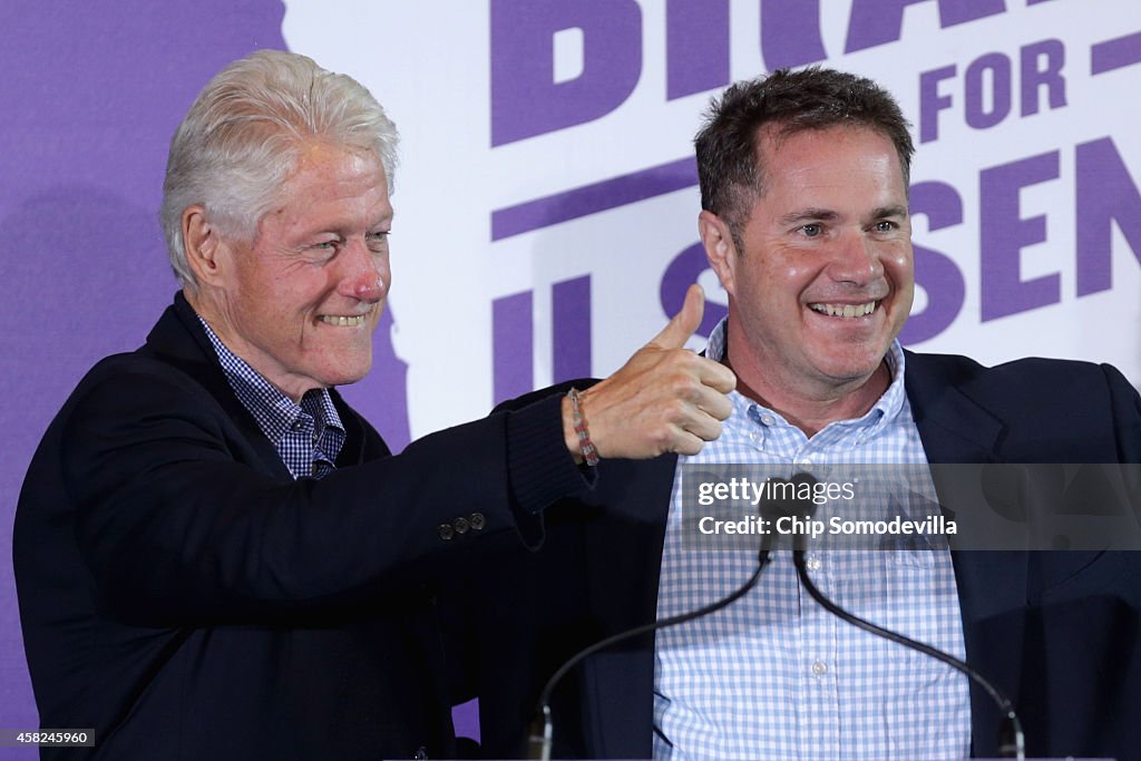 Bill Clinton Campaigns With IA Senate Candidate Bruce Braley