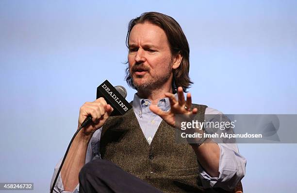 Director Matt Reeves speak onstage during Deadline's The Contenders at DGA Theater on November 1, 2014 in Los Angeles, California.