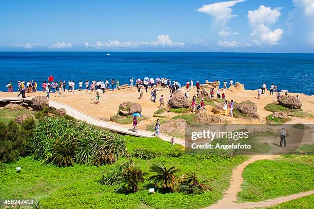 yehliu geological park in keelung, taiwan, china - keelung stock pictures, royalty-free photos & images