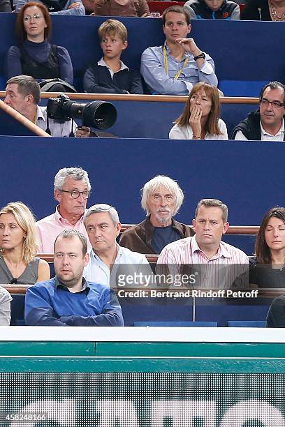 Actor Pierre Richard attends the half final of the BNP Paribas Tennis Masters - day six at Palais Omnisports de Bercy on November 1, 2014 in Paris,...