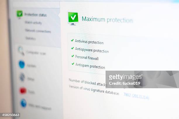 nod32 smart security - antivirus software bildbanksfoton och bilder