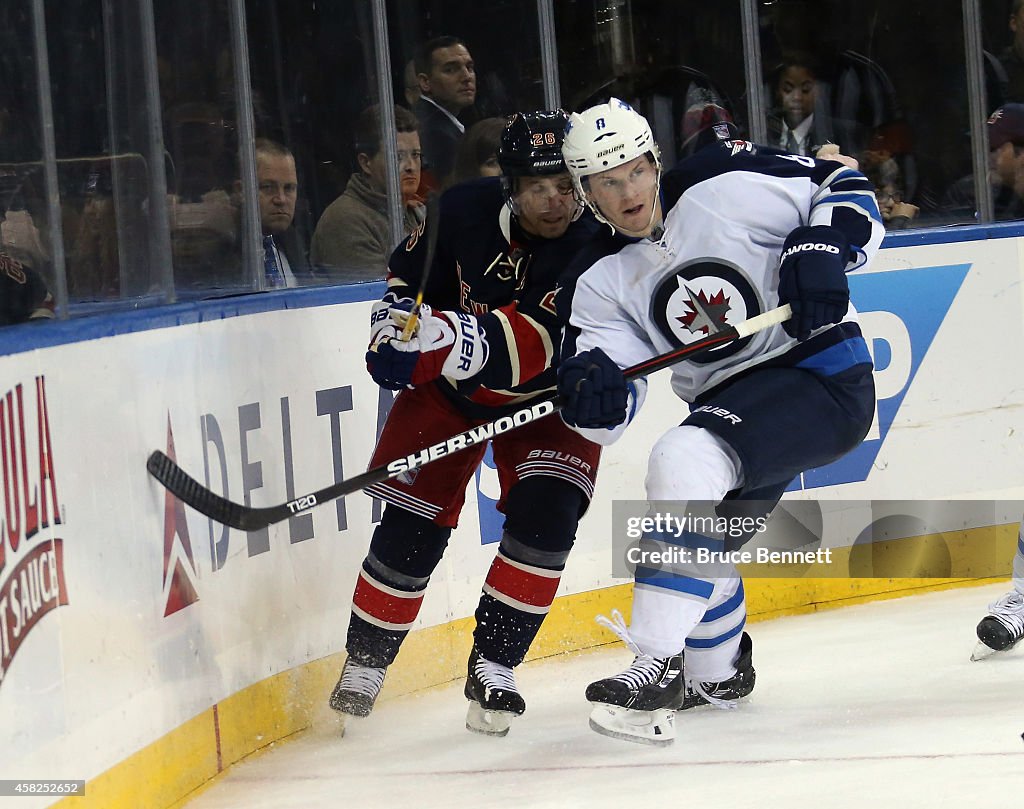 Winnipeg Jets v New York Rangers