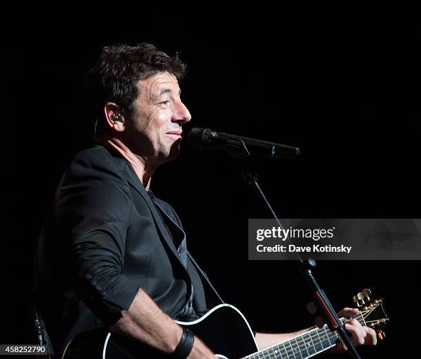 Patrick Bruel performs in concert at Beacon Theatre on November 1, 2014 in New York City.