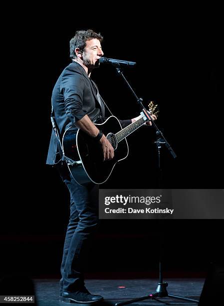 Patrick Bruel performs in concert at Beacon Theatre on November 1, 2014 in New York City.