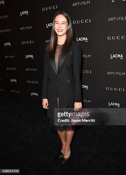 Actress Courtney Eaton attends the 2014 LACMA Art + Film Gala honoring Barbara Kruger and Quentin Tarantino presented by Gucci at LACMA on November...
