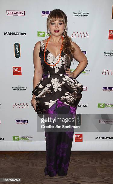 Actress Amanda Fuller attends the 2014 Hope North Benefit Gala at City Winery on November 1, 2014 in New York City.