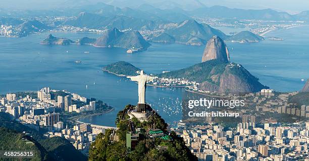 rio de janeiro - christ the redeemer rio stock pictures, royalty-free photos & images