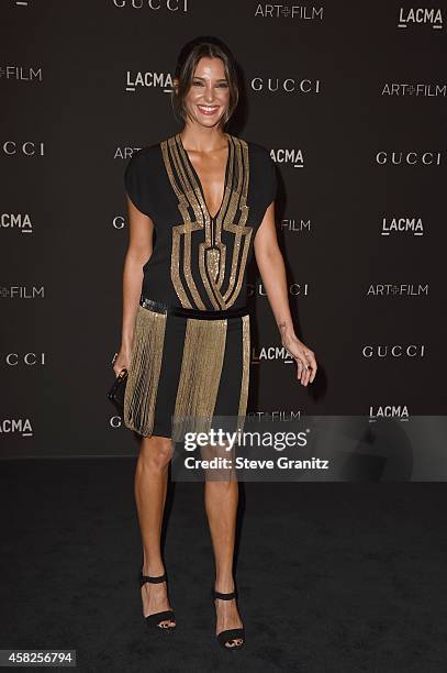 Actress Angela Bellotte attends the 2014 LACMA Art + Film Gala honoring Barbara Kruger and Quentin Tarantino presented by Gucci at LACMA on November...