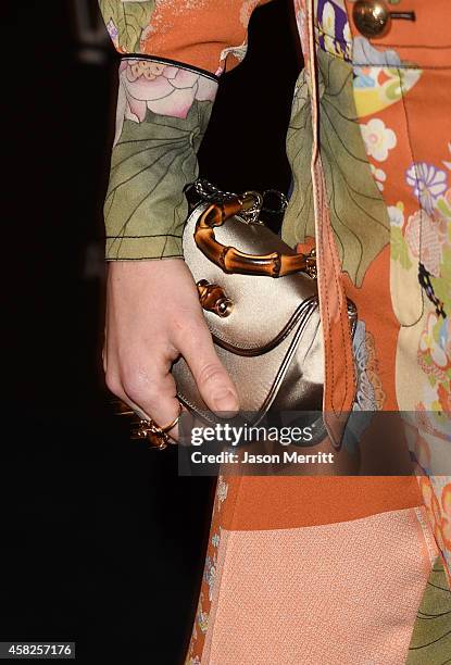 Singer Florence Welch, wearing Gucci, attends the 2014 LACMA Art + Film Gala honoring Barbara Kruger and Quentin Tarantino presented by Gucci at...