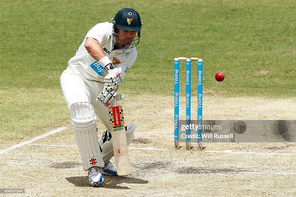 WA v TAS - Sheffield Shield - Day 3