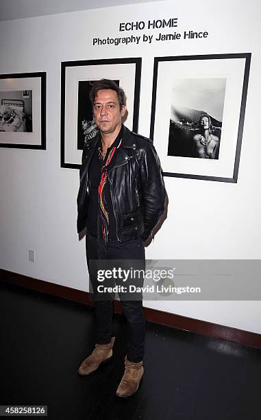 Musician Jamie Hince of The Kills attends his book party for "Echo Home" at the Morrison Hotel Gallery at Sunset Marquis Hotel & Villas on November...