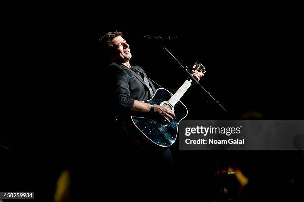 Singer Patrick Bruel performs in concert at Beacon Theatre on November 1, 2014 in New York City.