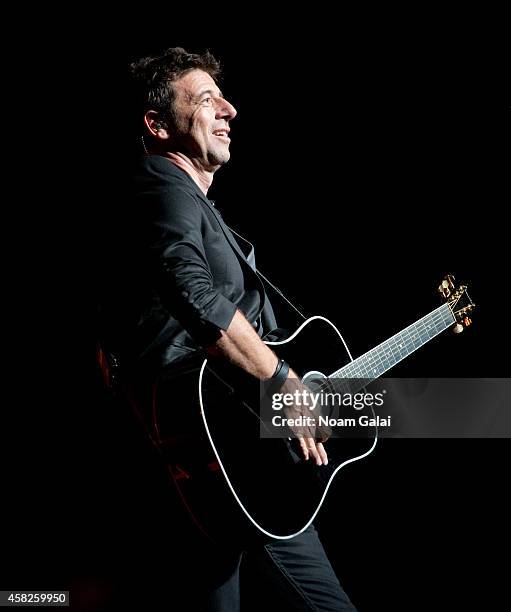 Singer Patrick Bruel performs in concert at Beacon Theatre on November 1, 2014 in New York City.