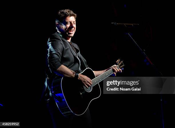 Singer Patrick Bruel performs in concert at Beacon Theatre on November 1, 2014 in New York City.