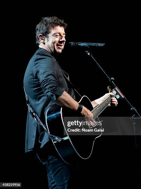 Singer Patrick Bruel performs in concert at Beacon Theatre on November 1, 2014 in New York City.