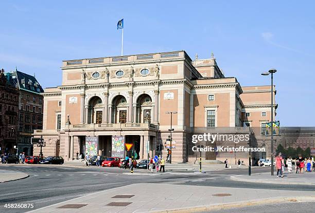 royal opera house - stockholm, sweden - kungliga operan stockholm stock pictures, royalty-free photos & images