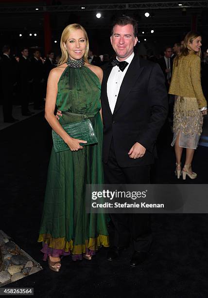 Sutton Stracke and Christian Stracke attend the 2014 LACMA Art + Film Gala honoring Barbara Kruger and Quentin Tarantino presented by Gucci at LACMA...