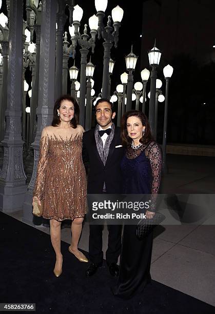 Sherry Lansing, Philip Raskind and Wendy Goldberg attend the 2014 LACMA Art + Film Gala honoring Barbara Kruger and Quentin Tarantino presented by...