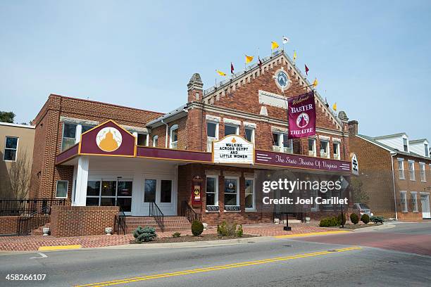 barter theater in abingdon, virginia - abingdon stock pictures, royalty-free photos & images
