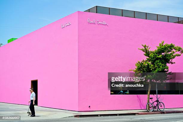 paul smith store on melrose avenue, los angeles - a la moda stock pictures, royalty-free photos & images