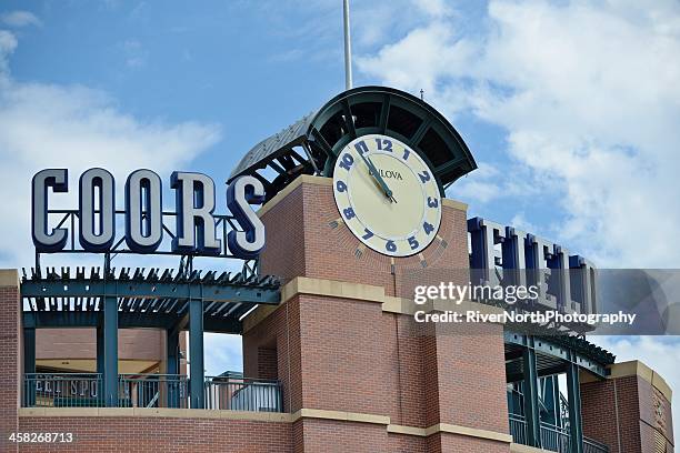 coors field - colorado rockies photo day photos et images de collection