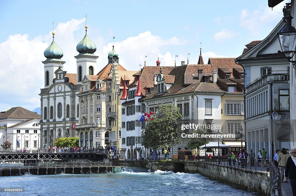 Luzern/Lucerna e vista sulla città