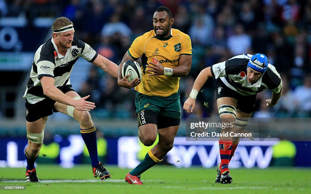 Barbarians v Australia