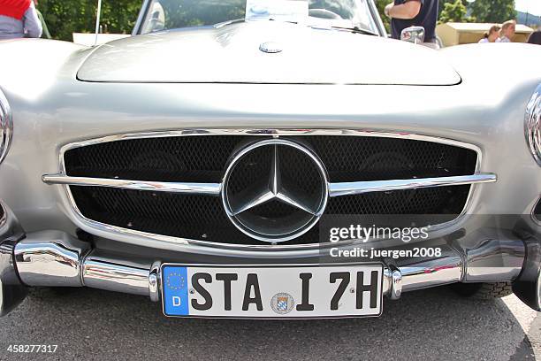 oldtimer mercedes cabrio190 sl - of lowrider cars stock pictures, royalty-free photos & images