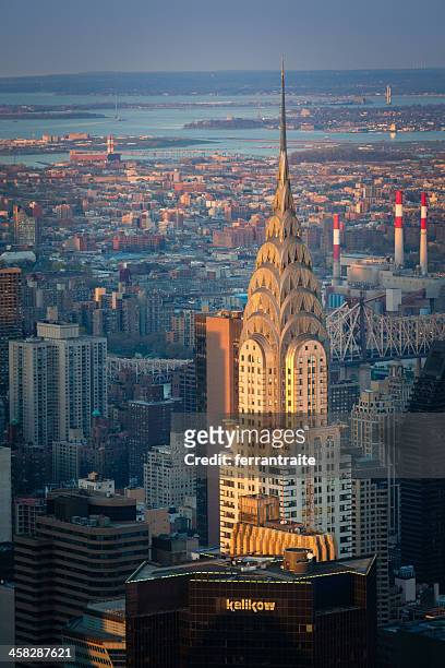 the chrysler building - chrysler building stock pictures, royalty-free photos & images