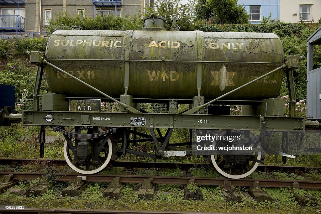 Old Railway Sulphuric Acid Container
