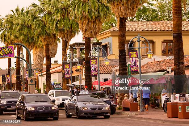 palm springs - downtown palm springs stock pictures, royalty-free photos & images