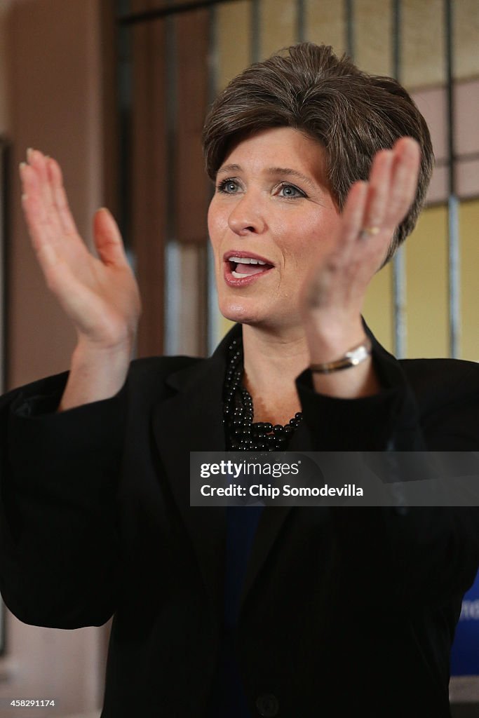 Republican Senate Candidate Jodi Ernst Campaigns Throughout Iowa