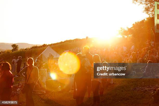 audience at a live music event - folk 個照片及圖片檔