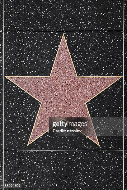 walk of fame hollywood blank star - walk of fame stock pictures, royalty-free photos & images