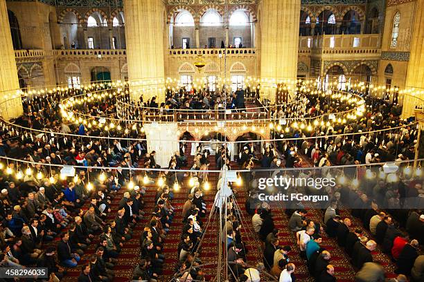 selimiye mosque - islamic prayers - namaz stock pictures, royalty-free photos & images