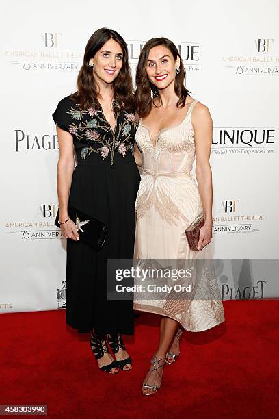 Danielle Snyder and Jody Snyder attend the American Ballet Theatre 2014 Opening Night Fall Gala at David H. Koch Theater at Lincoln Center on October...