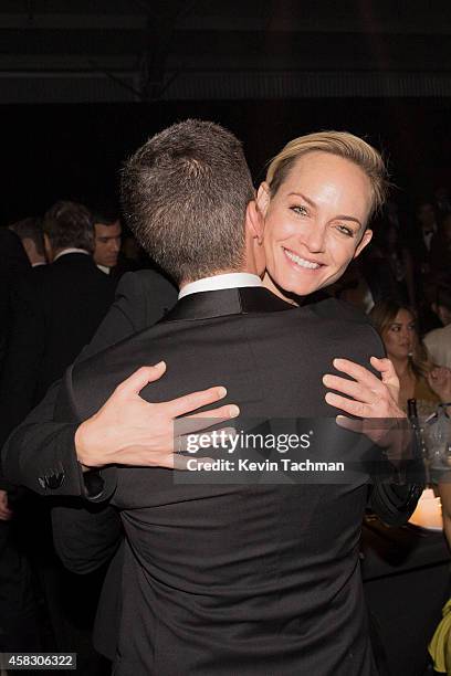 Amber Valletta attends amfAR LA Inspiration Gala honoring Tom Ford at Milk Studios on October 29, 2014 in Hollywood, California.