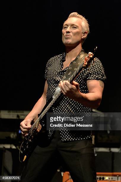 Martin Kemp of Spandau Ballet performs on stage after the screening of the the 'Soul Boys of the Western World' documentary on October 23, 2014 in...