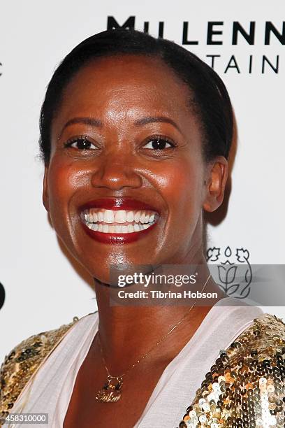 Erika Alexander attends the 'Elsa & Fred' Los Angeles premiere at Sundance Cinema on October 28, 2014 in Los Angeles, California.