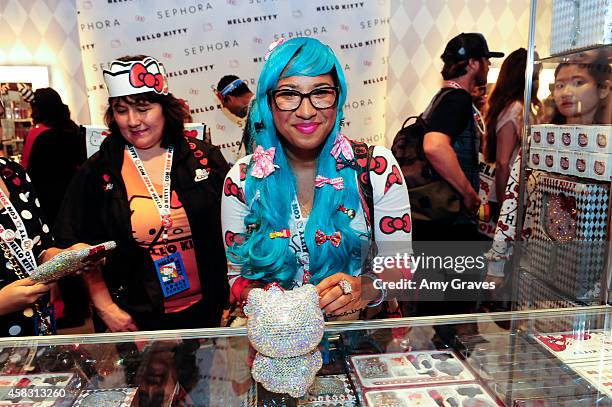 General view of the atmosphere at Sephora's First Ever Hello Kitty Beauty Shop at Hello Kitty Con on November 2, 2014 in Los Angeles, California.
