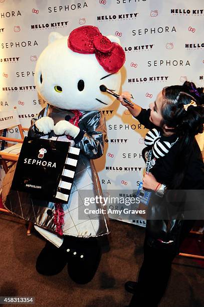 Hello Kitty attends Sephora's First Ever Hello Kitty Beauty Shop at Hello Kitty Con on November 2, 2014 in Los Angeles, California.