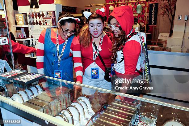 General view of the atmosphere at Sephora's First Ever Hello Kitty Beauty Shop at Hello Kitty Con on November 2, 2014 in Los Angeles, California.