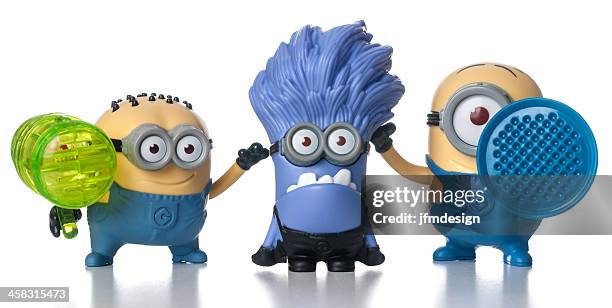 set of minions mcdonalds happy meal toys - happy meal 個照片及圖��片檔