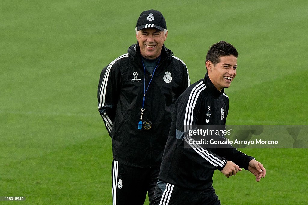 Real Madrid Training and Press Conference