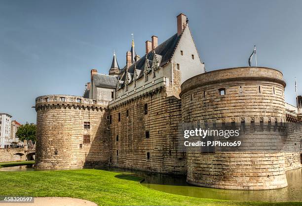 nantes - the castle of brittany duke's - jantes stock pictures, royalty-free photos & images