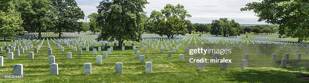 Sea of Tombstones at Arlington National Cemetery, Virginia, USA