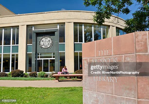 denver public library - public library stock pictures, royalty-free photos & images